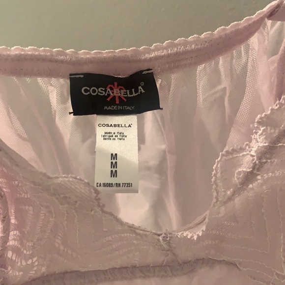 Cosabella abilene cropped cami frosty lilac babydoll - Picture 5 of 7